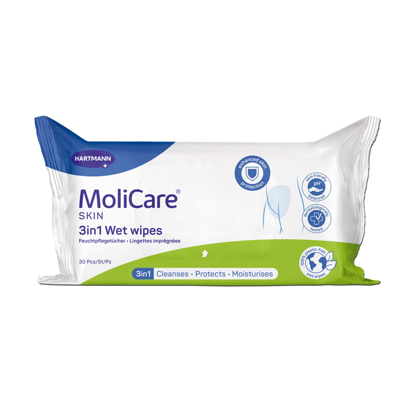 MOLICARE SKIN 3IN1 FEUCHTP 30 St Tücher