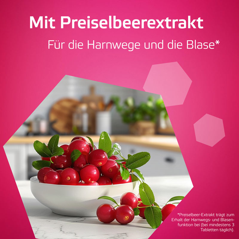 FEMANNOSE E MIT PREISELBEER-EXTRAKT TABLETTEN D-Mannose 30 St Tabletten