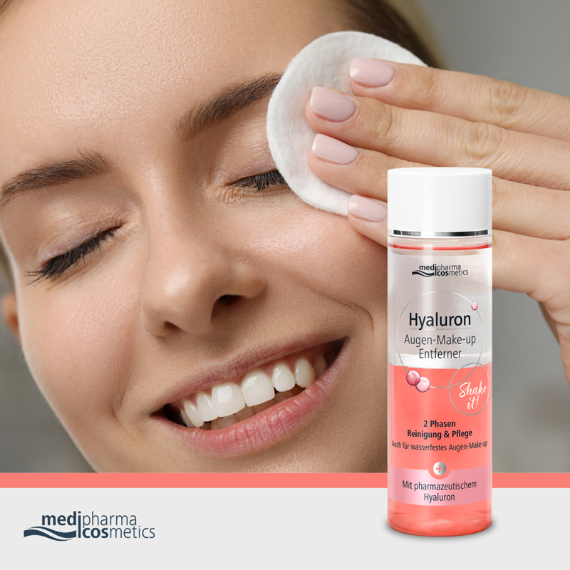 Hyaluron Augen-Make-up Entferner 200 ml Flüssigkeit