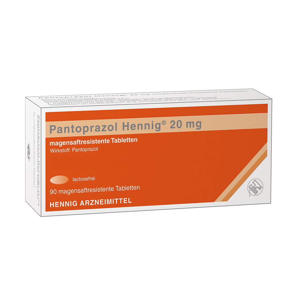 Pantoprazol Hennig 20mg 90 St Tabletten magensaftresistent