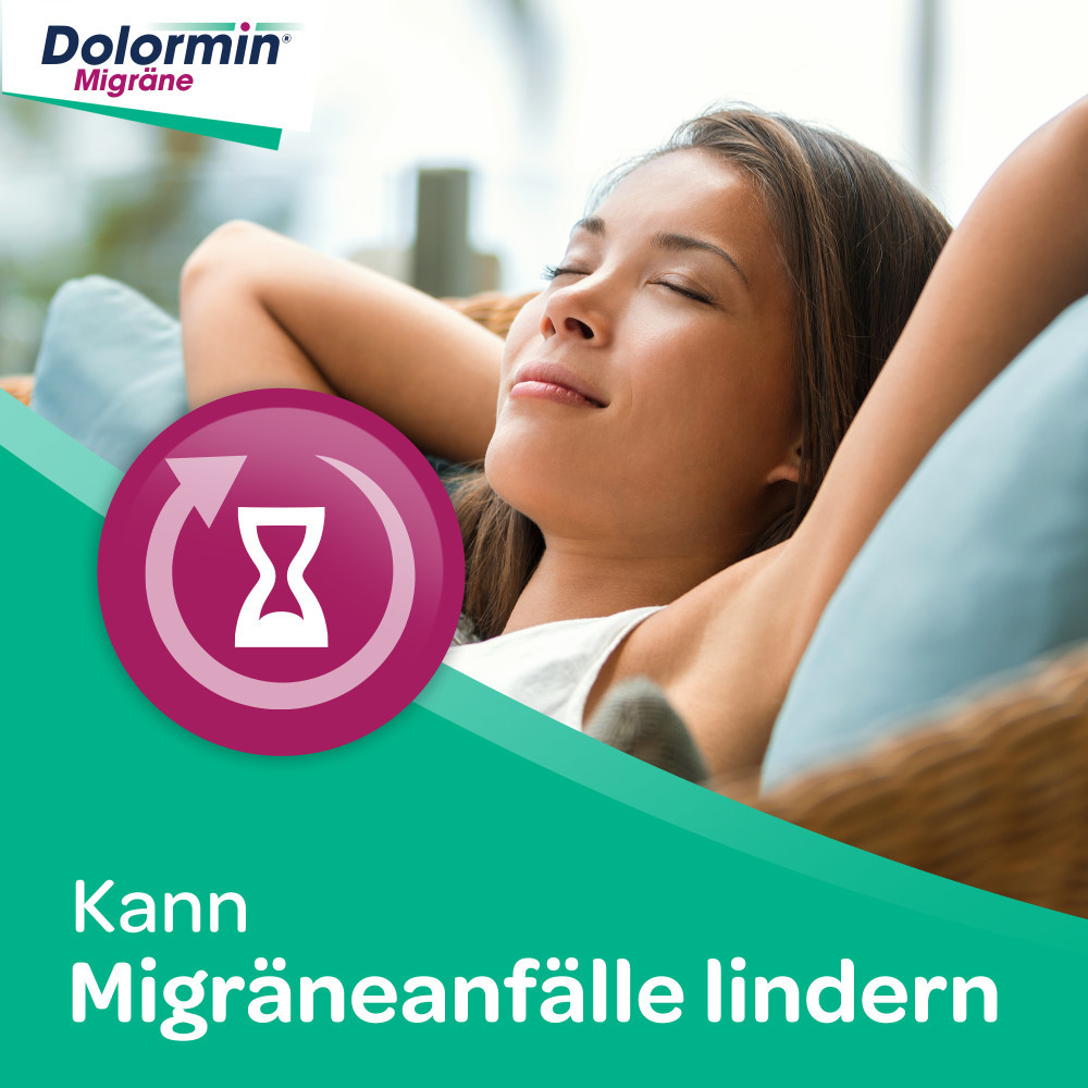 Dolormin Migräne bei Migräneattacken