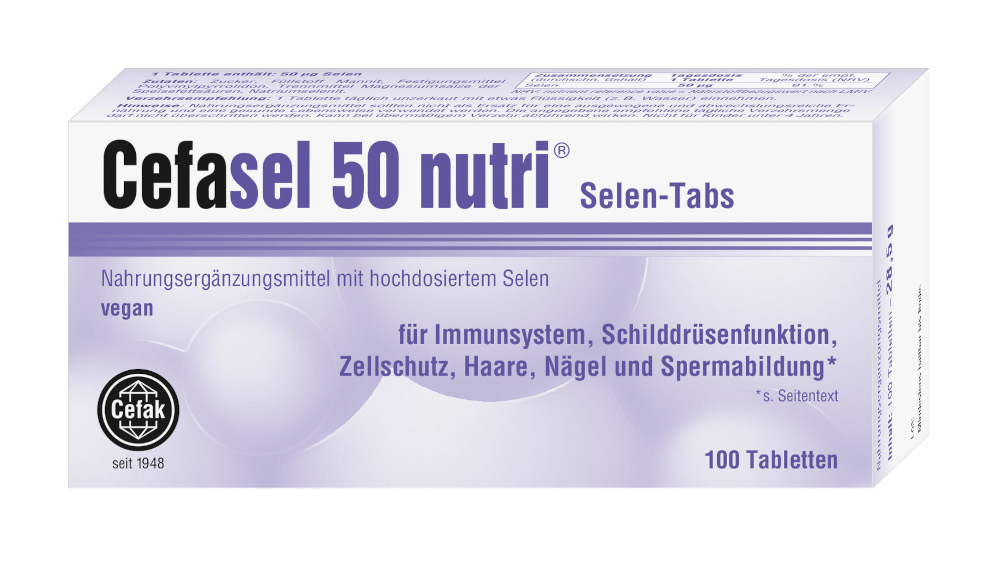 Cefasel 50 nutri Selen-Tabs 100 St Tabletten