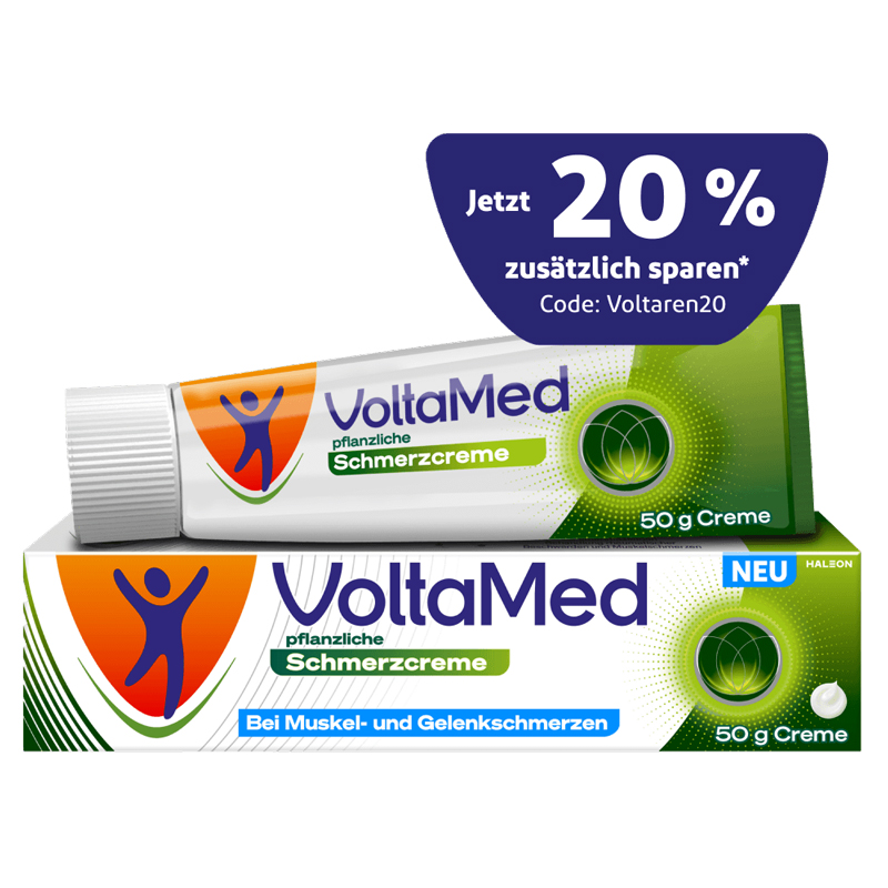 VoltaMed pflanzliche Schmerzcreme  - Jetzt 20% sparen- Jetzt 20% sparen - Jetzt 20% sparen 50 g Creme
