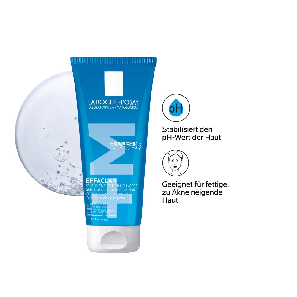 LA ROCHE-POSAY Effaclar schäumendes Reinigungsgel 200 ml Gel