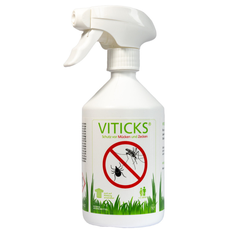 VITICKS Schutz vor Mücken und Zecken  500 ml Sprühflasche
