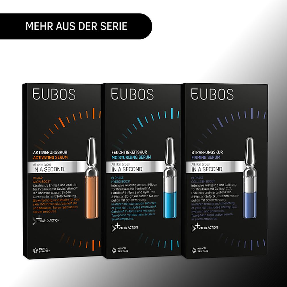 EUBOS IN A SECOND WOW NOW LIFT BOOST GLÄTTUNGSKUR 7X2 ml Ampullen