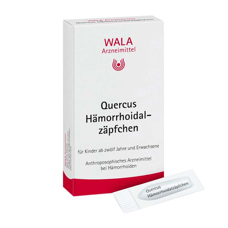 WALA Quercus Hämorrhoidalzäpfchen 10X2 g Suppositorien