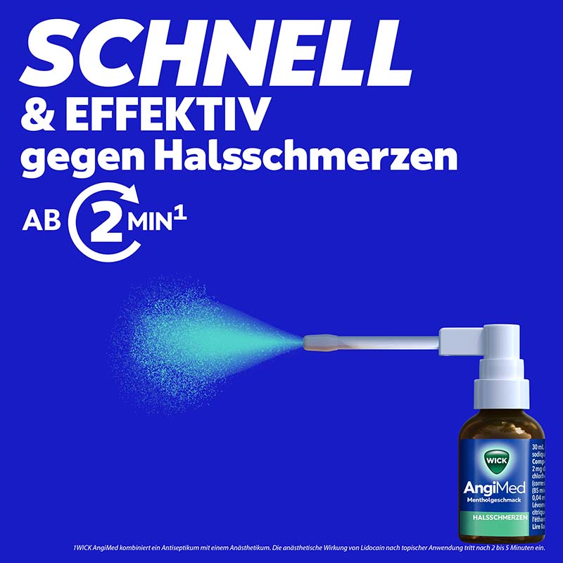 WICK AngiMed Mentholgeschmack 30 ml Spray