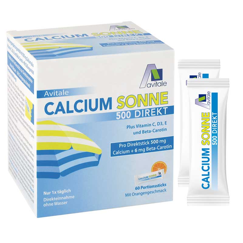 Avitale CALCIUM SONNE 500 DIREKT 60 St Pulver