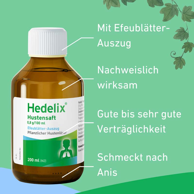 Hedelix Hustensaft 200 ml Saft