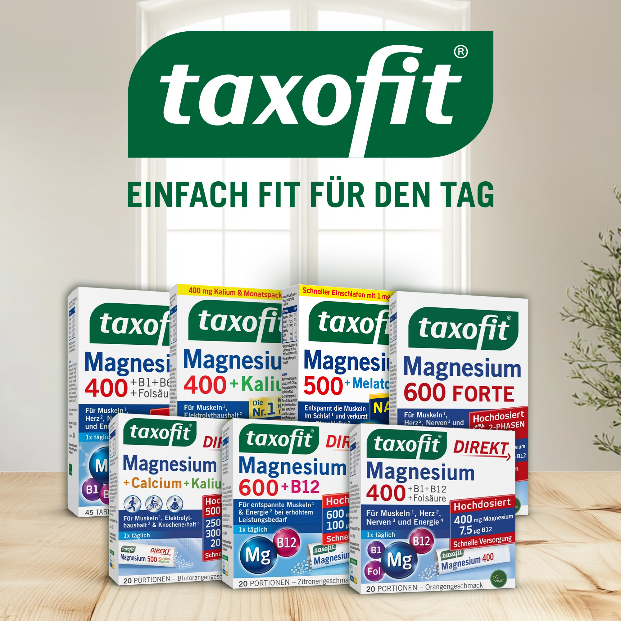 taxofit Magnesium 400 + Kalium 30 St Tabletten