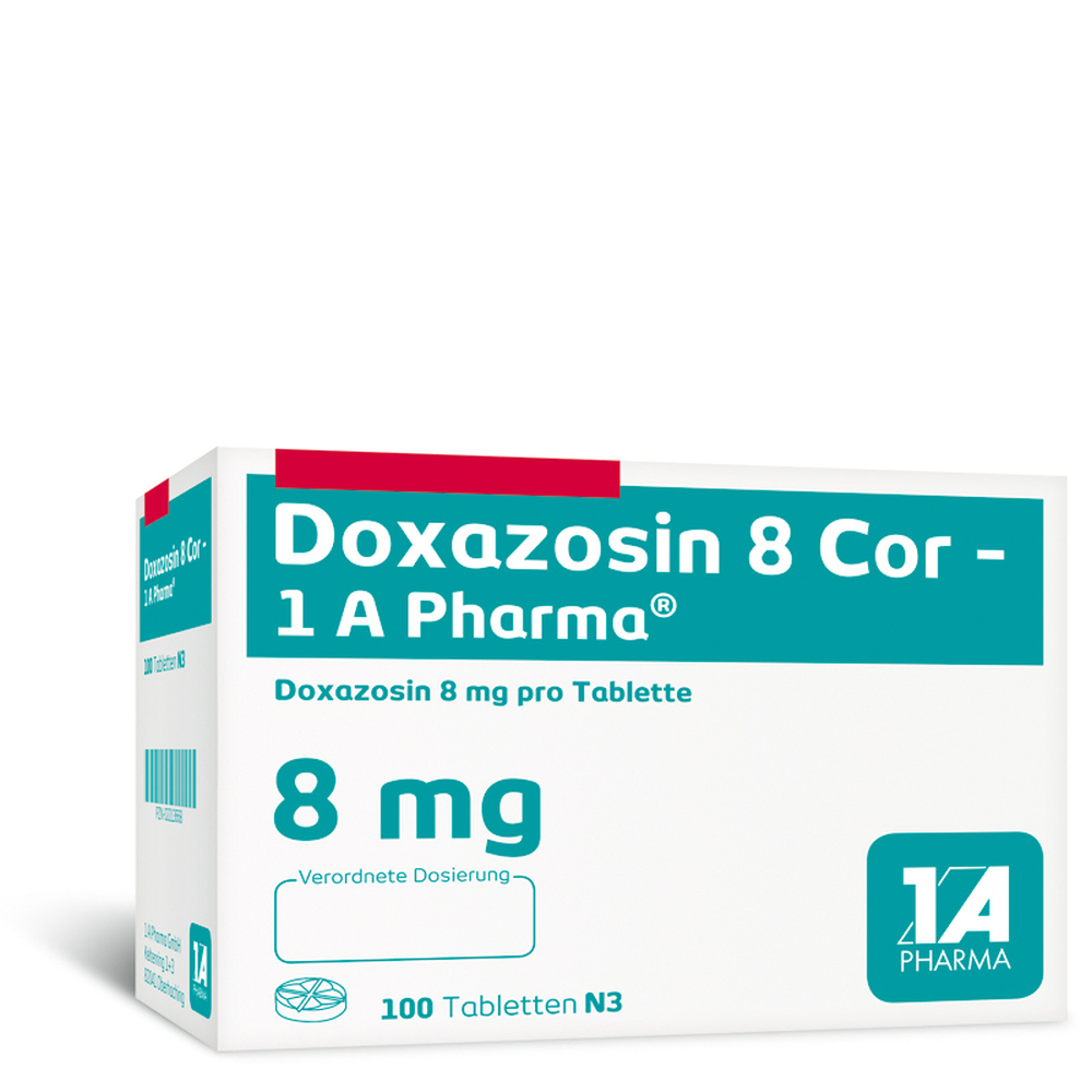 Doxazosin 8 Cor-1 A Pharma 100 St Tabletten