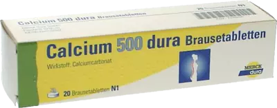 Calcium 500 dura 20 St Brausetabletten