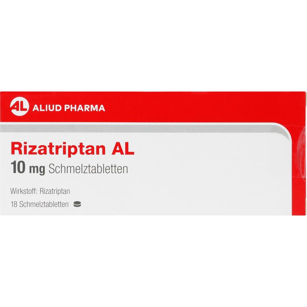 RIZATRIPTAN AL 10mg 18 St Schmelztabletten