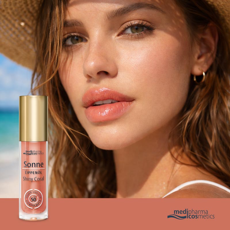 Sonnen LIPPENOEL Shiny Coral 4 ml Öl
