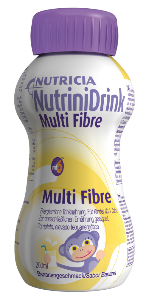 NutriniDrink Multi Fibre Banane 200 ml Flüssigkeit