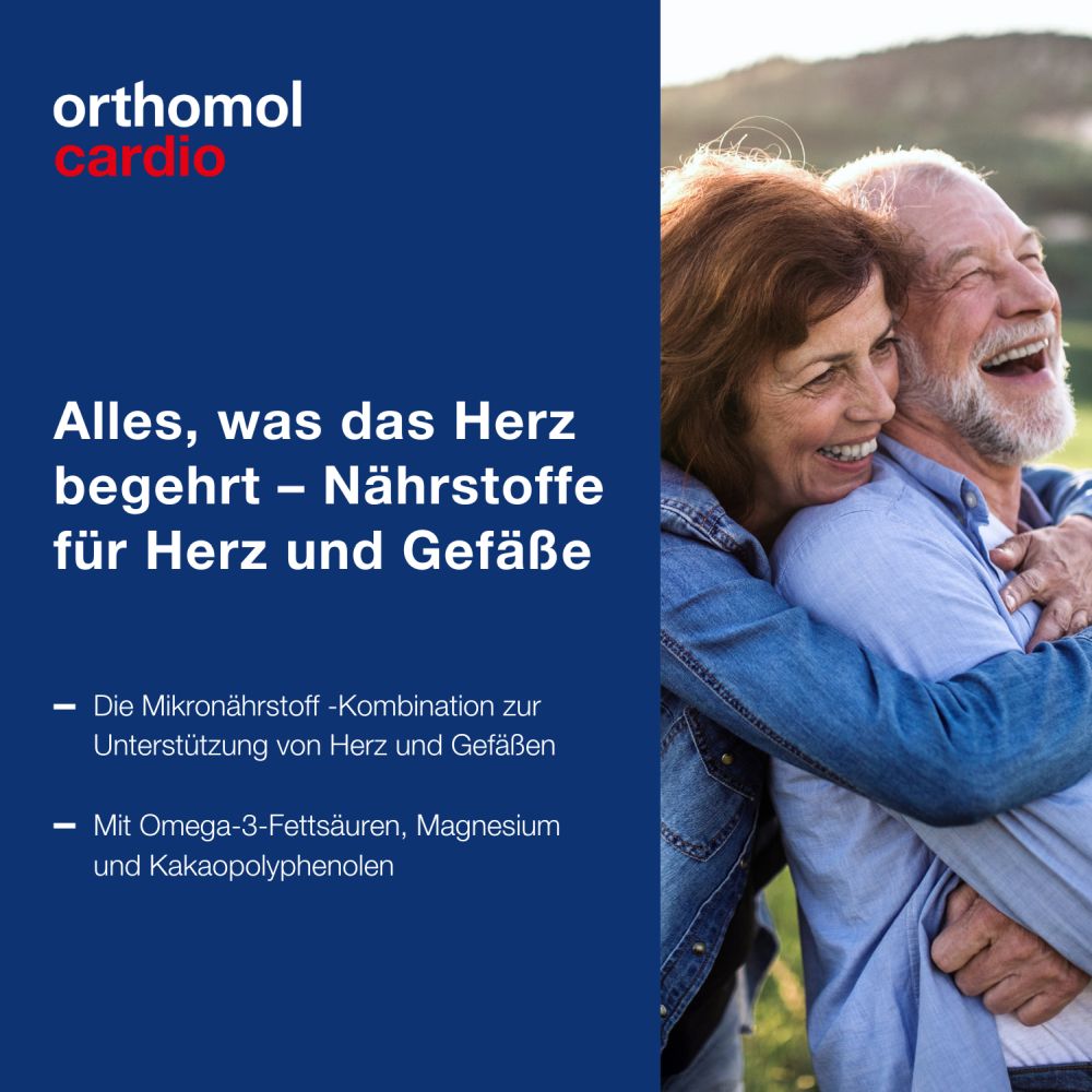 orthomol cardio - mit Magnesium, Omega-3-Fettsäure, Vitamin D - Tabletten/Kapseln