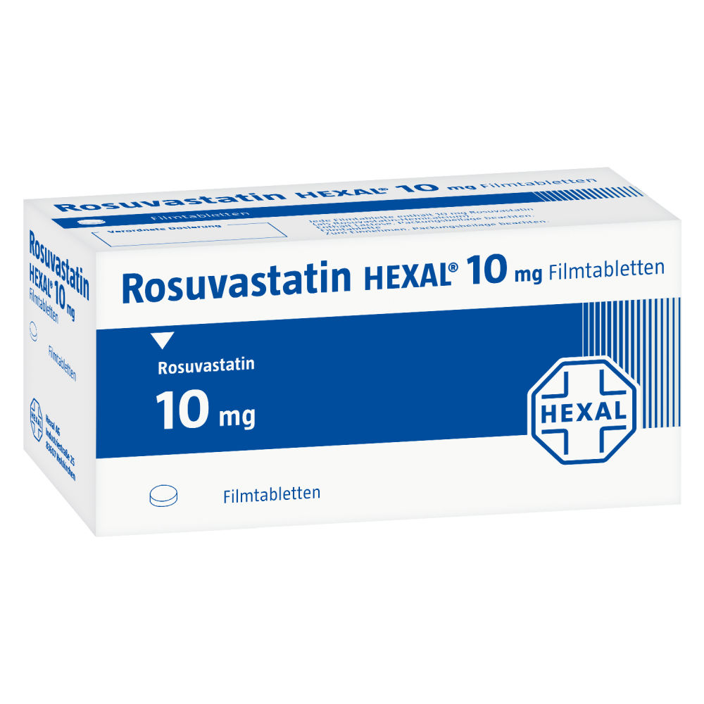Rosuvastatin Hexal 10 mg Filmtabletten 30 St Filmtabletten