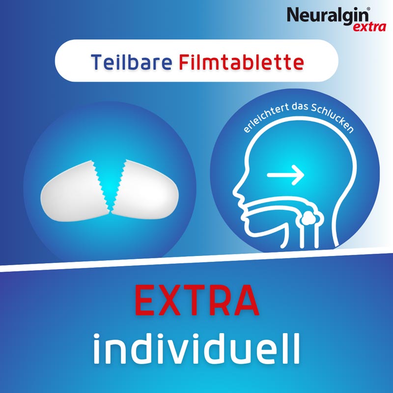 Neuralgin extra Ibu-Lysinat 400 mg 20 St Filmtabletten