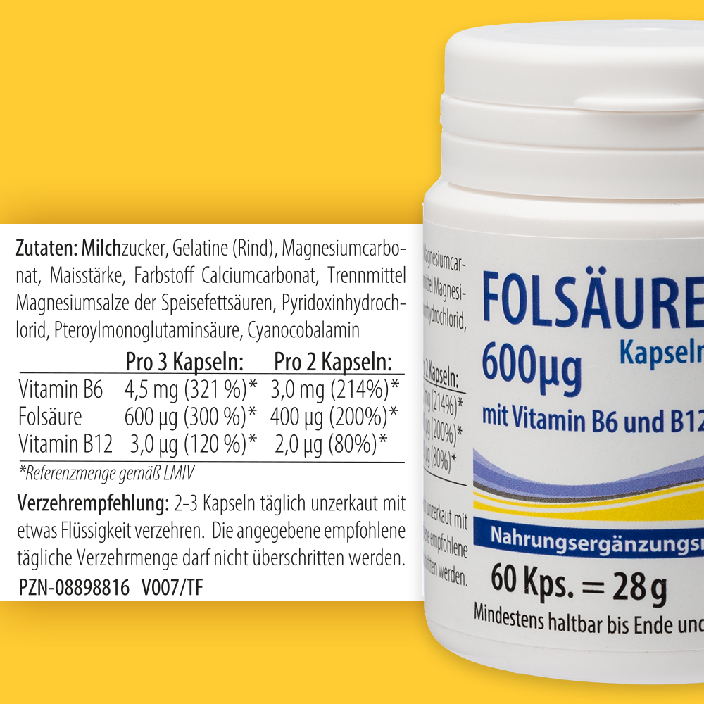 FOLSÄURE Kapseln 60 St Kapseln