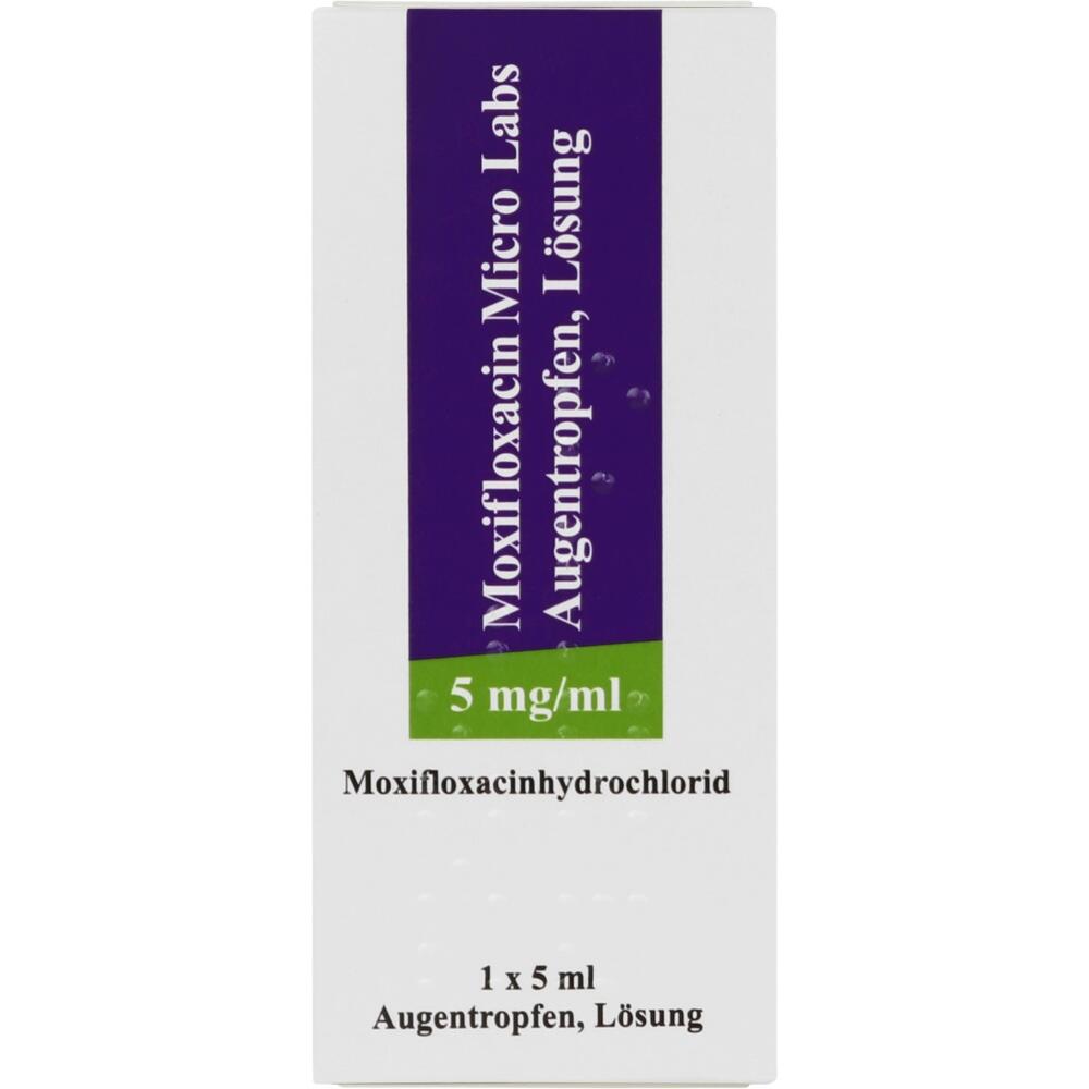 Moxifloxacin Micro Labs 5 mg / ml 1X5 ml Augentropfen