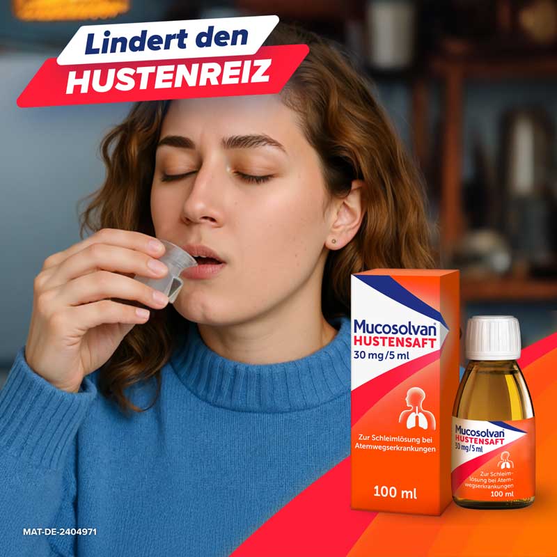 MUCOSOLVAN Hustensaft 100 ml Lösung zum Einnehmen