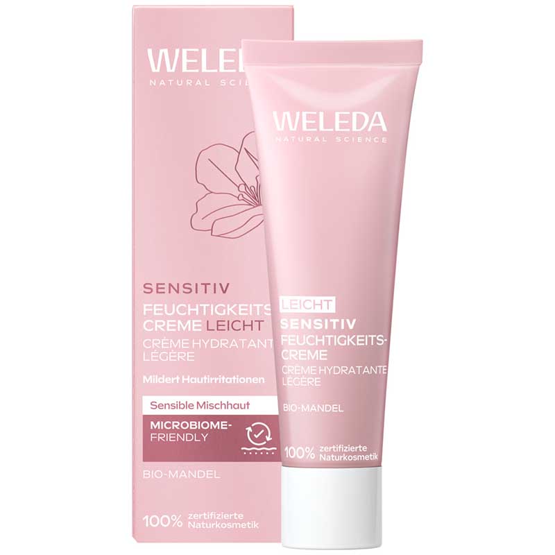 WELEDA Sensitiv Feuchtigkeitscreme Leicht Mandel 30 ml Creme