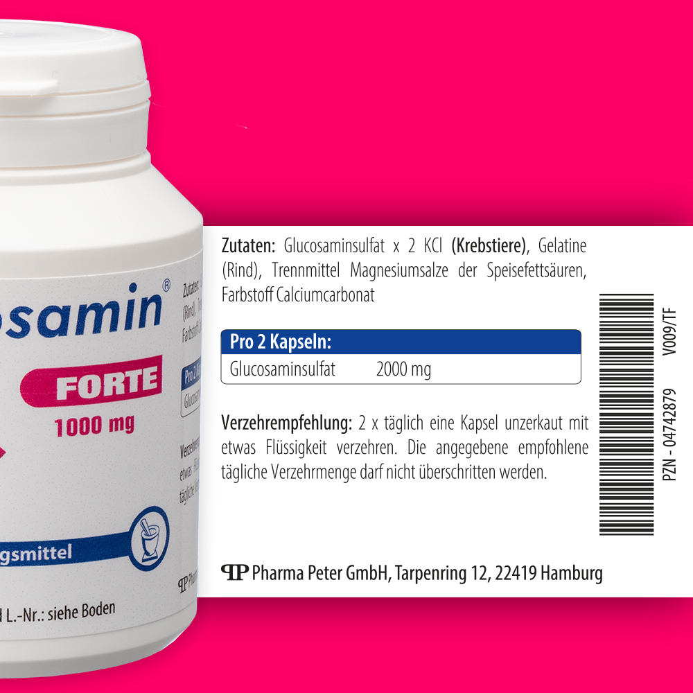 ARTHROSAMIN 1000 mg forte Kapseln 90 St Kapseln