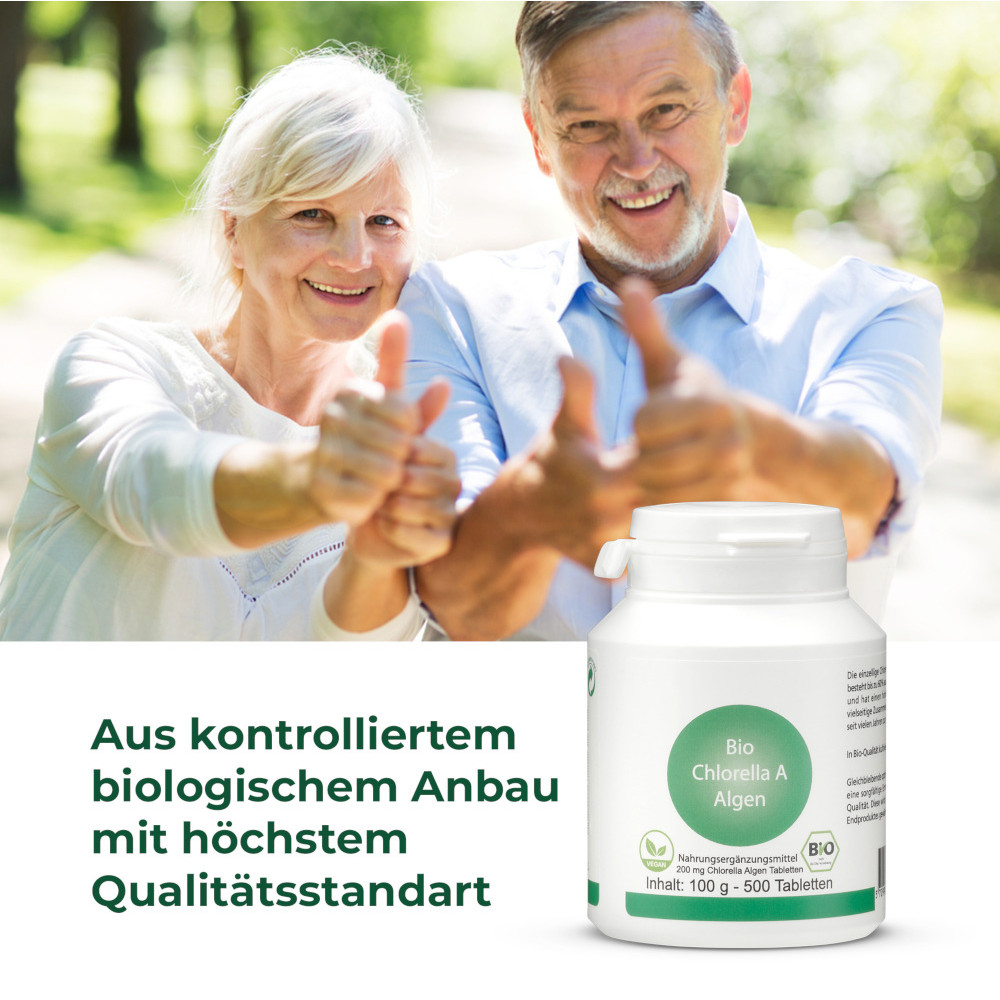 Bio Chlorella A Algen 500 St Tabletten