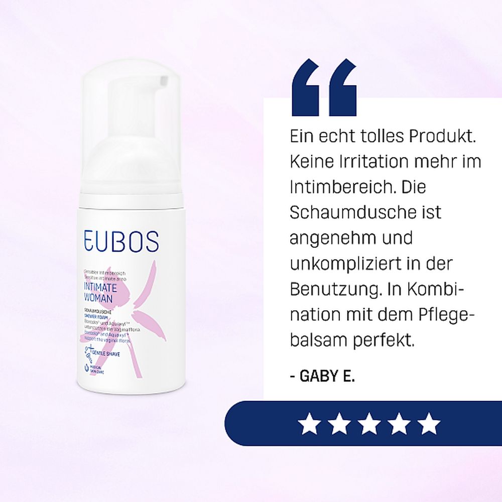 EUBOS INTIMATE WOMEN SCHAUMDUSCHE 100 ml Schaum