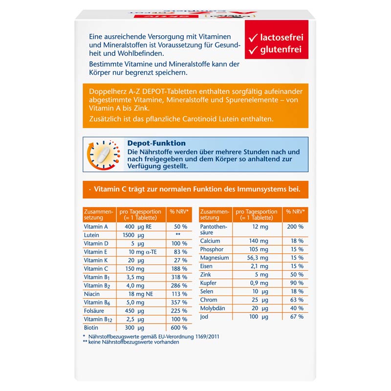 Doppelherz aktiv A-Z Complete DEPOT 120 St Tabletten