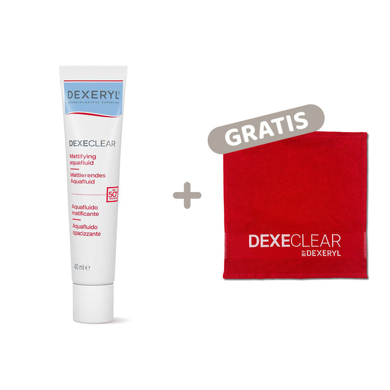 DEXECLEAR mattierendes Aquafluid SPF50+ 40 ml Emulsion