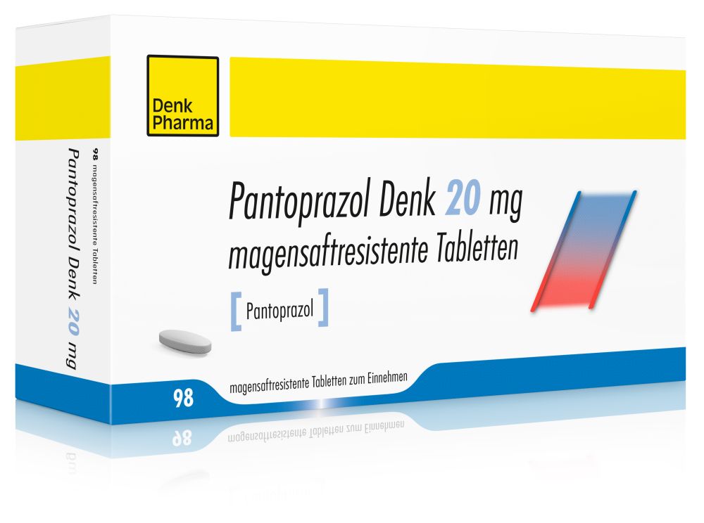 Pantoprazol Denk 20 mg 98 St Tabletten magensaftresistent