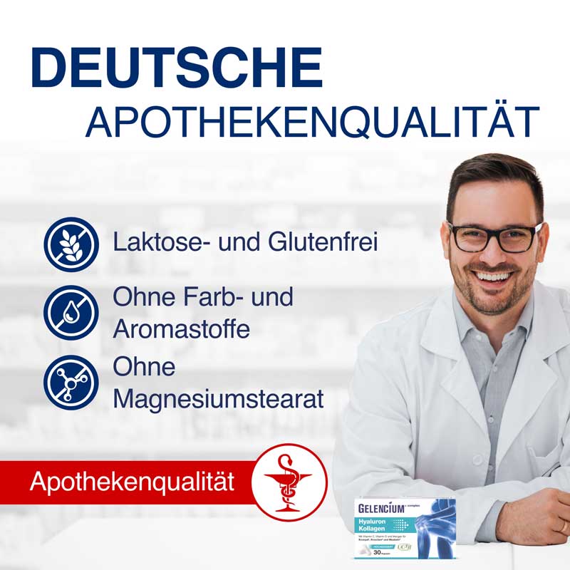 GELENCIUM Hyaluron Kollagen 30 St Kapseln