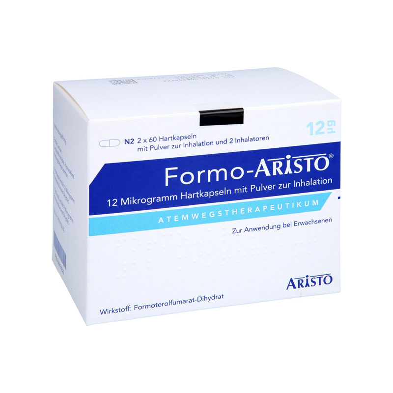 Formo-Aristo 12 Mikrogramm 120 St Hartkapseln mit Pulver zur Inhalation