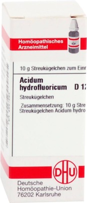 ACIDUM HYDROFLUORICUM D 12 Globuli 10 g Globuli