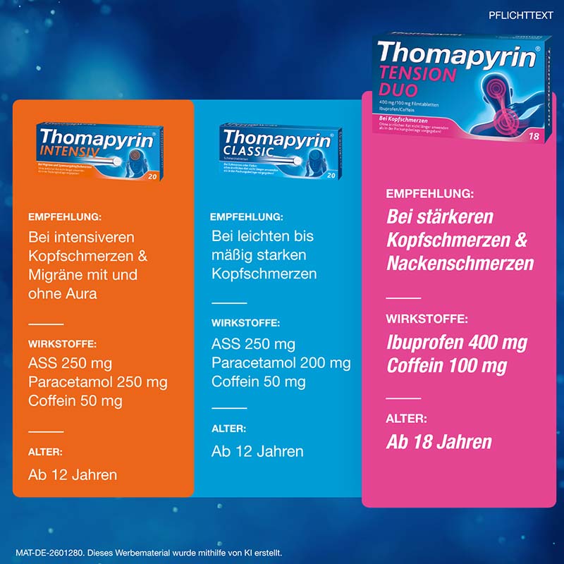 Thomapyrin TENSION DUO  12 St Filmtabletten