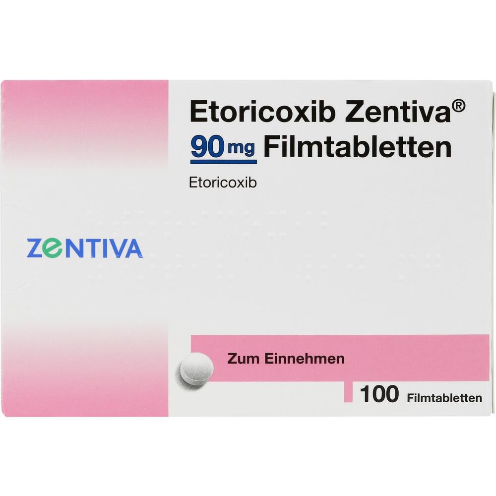 Etoricoxib Zentiva 90mg 100 St Filmtabletten
