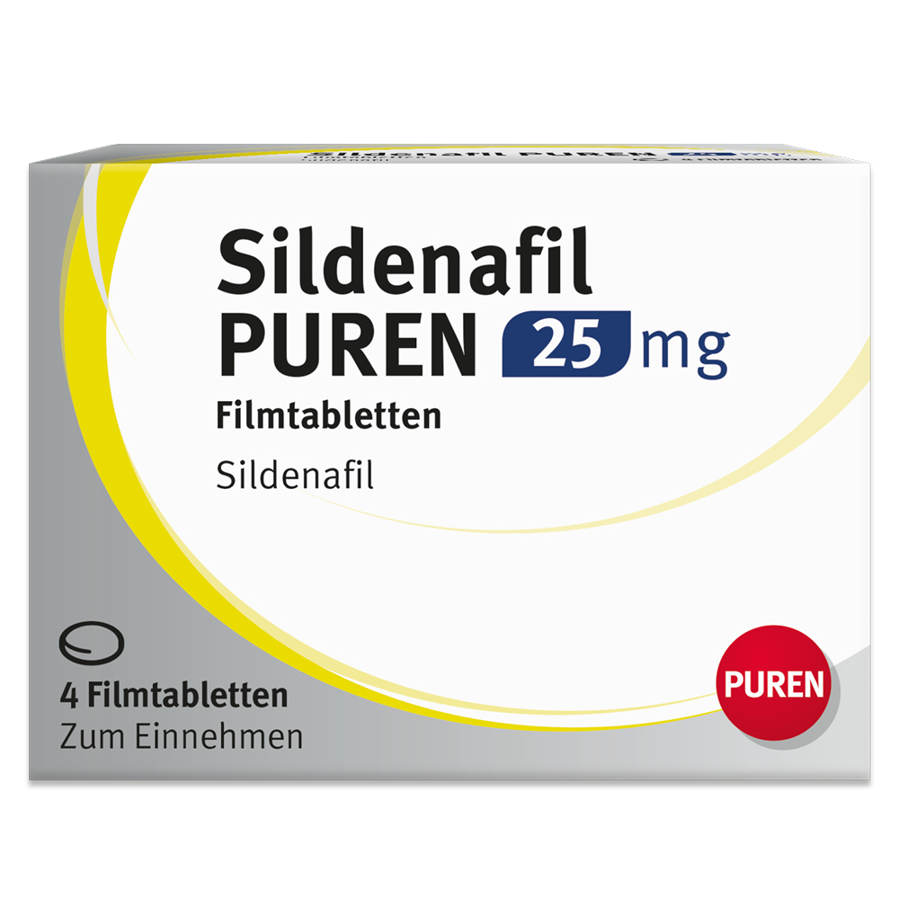 Sildenafil PUREN 25 mg 4 St Filmtabletten