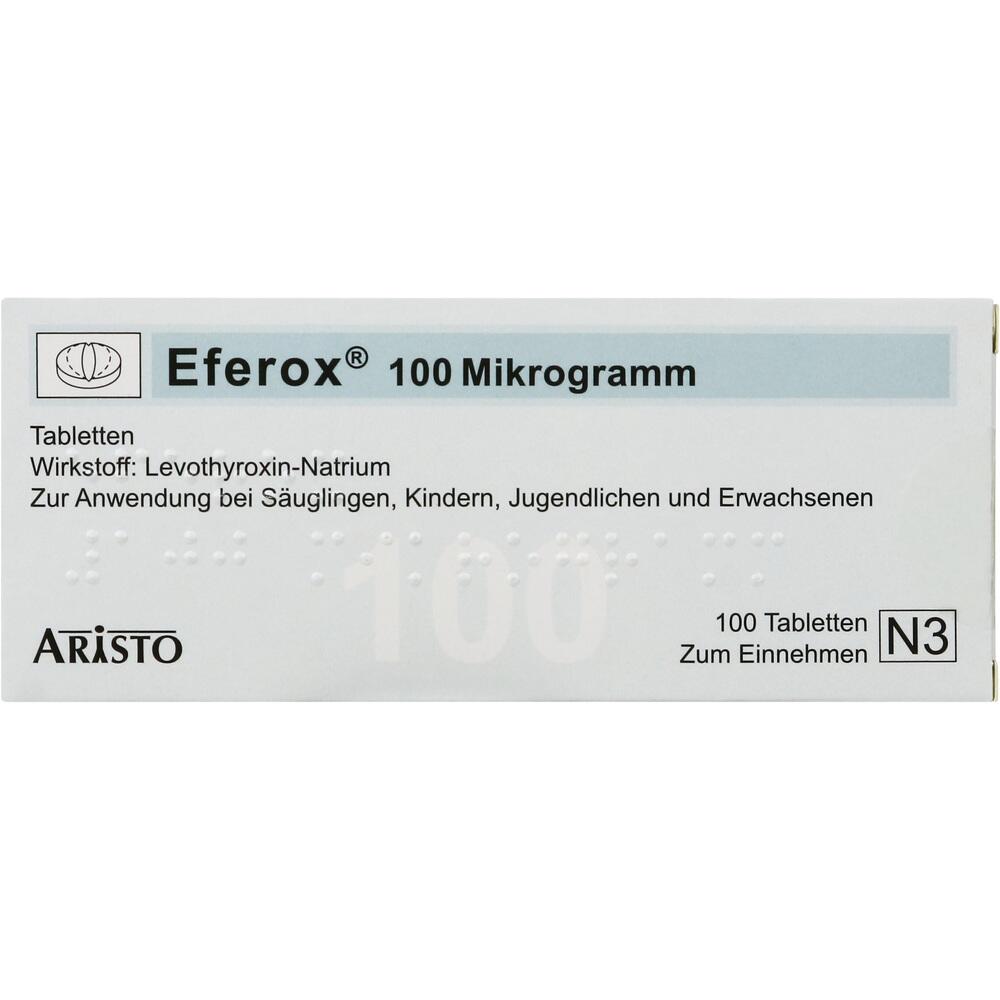 Eferox 100 Mikrogramm 100 St Tabletten