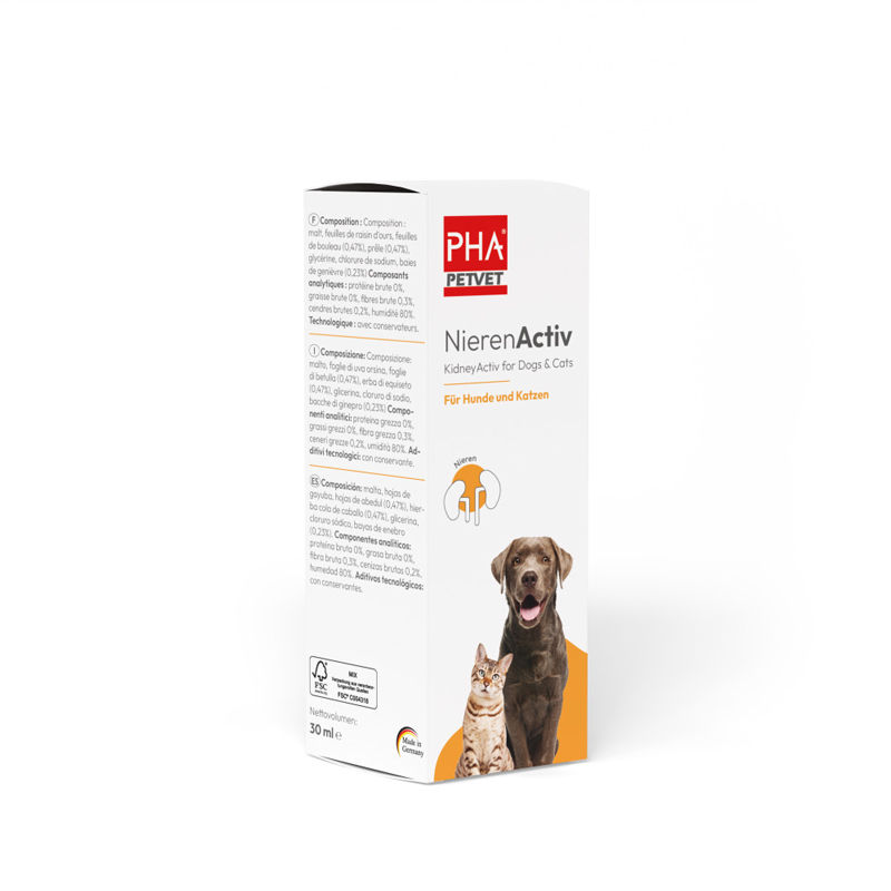 PHA NierenActiv Tropfen für Hunde und Katzen 30 ml Tropfen