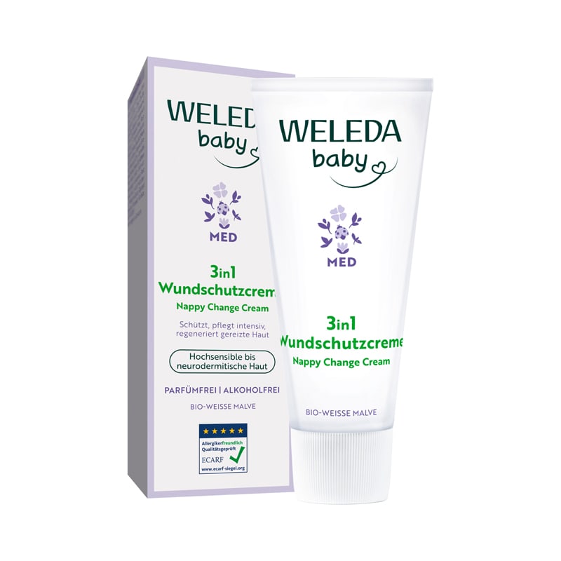 Weleda Baby 3in1 Wundschutzcreme weiße Malve 50 ml Creme