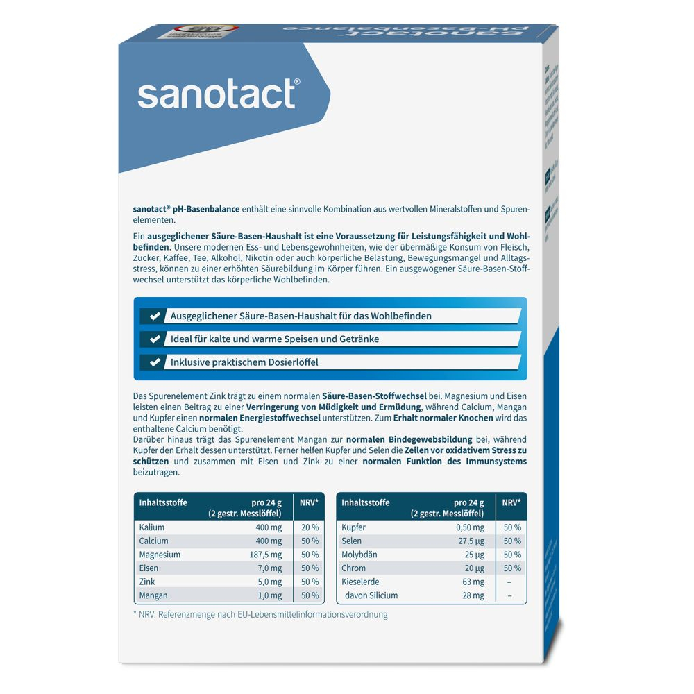 sanotact pH-Basenbalance 200 g Pulver