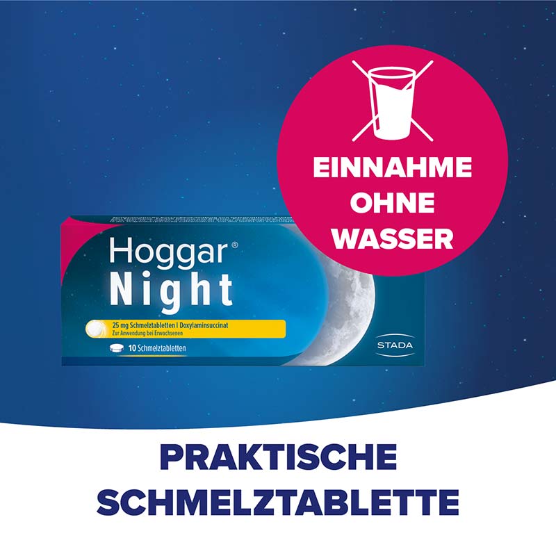 Hoggar Night 25mg 10 St Schmelztabletten