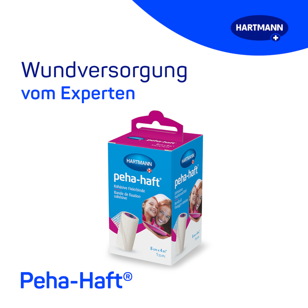 peha-haft Kohäsive Fixierbinde 8 cm x 4 m 1 St Binden