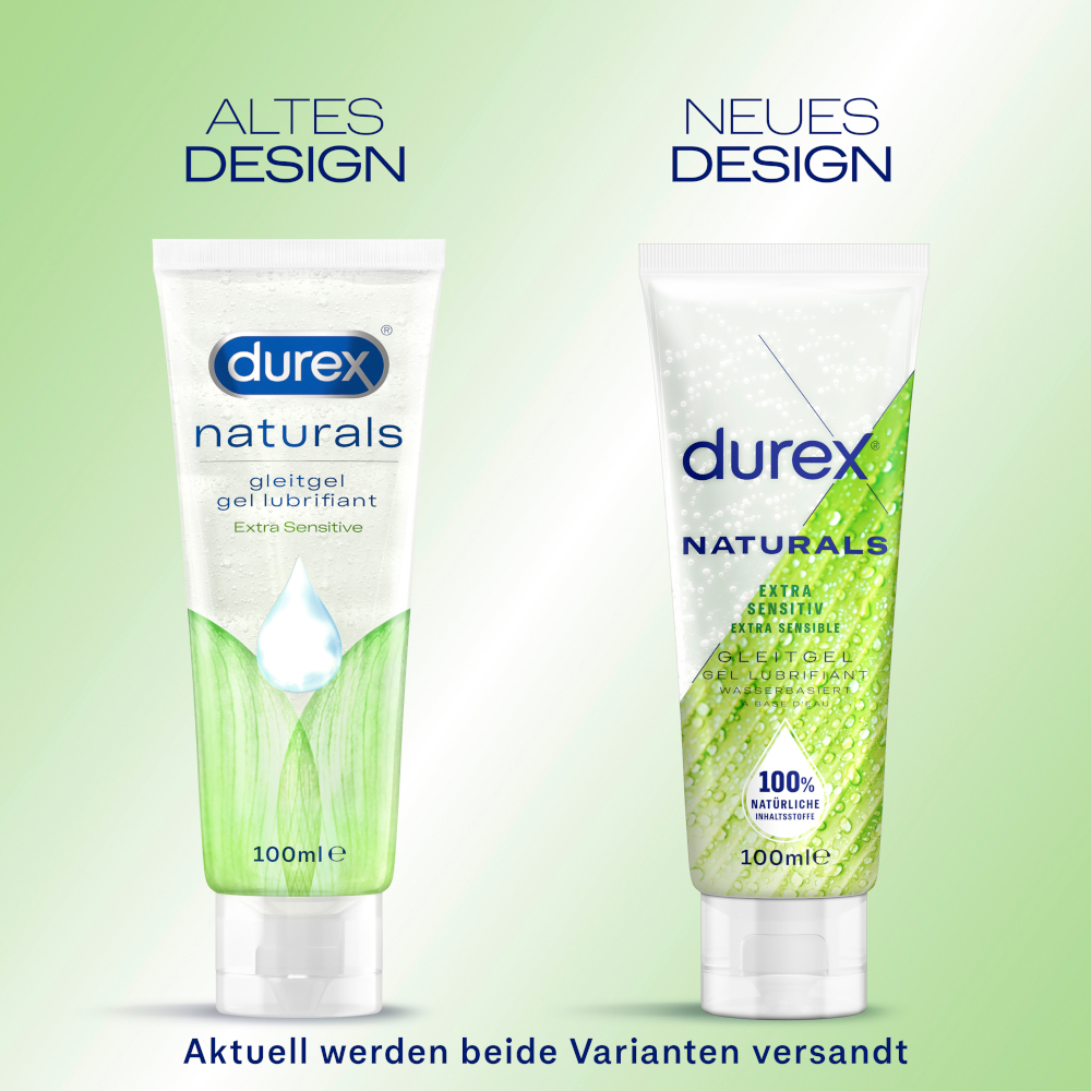 durex NATURALS EXTRA SENSITIV GLEITGEL 100 ml Gel