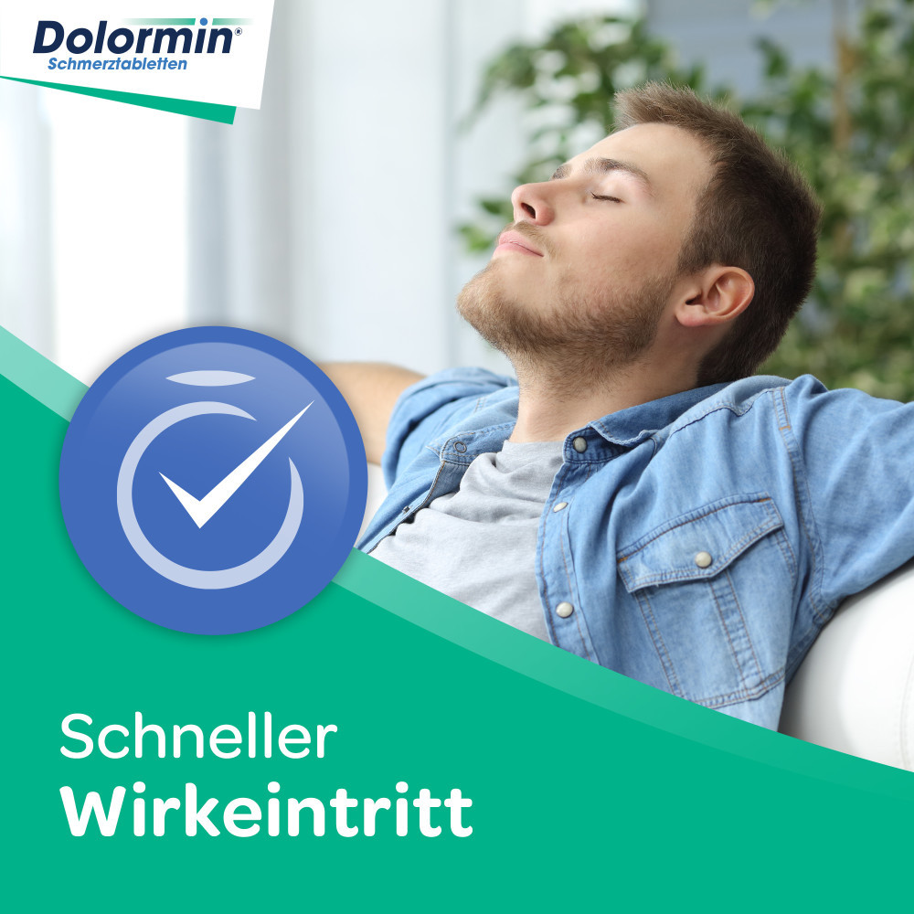 Dolormin Schmerztabletten mit Ibuprofen bei Kopfschmerzen