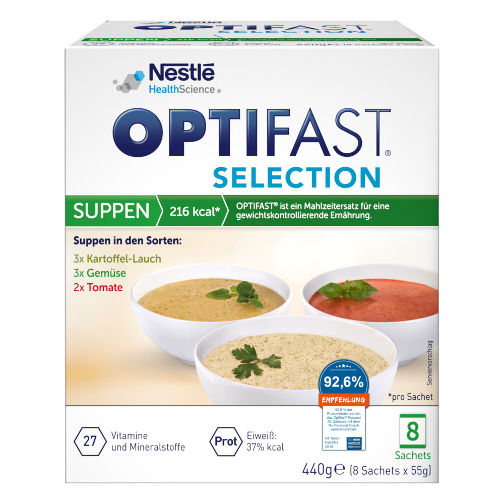 OPTIFAST SELECTION SUPPEN 8X55 g Pulver