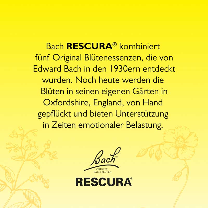 Bach RESCURA ORIGINAL SCHOKO-MINZE 20 ml Tropfen