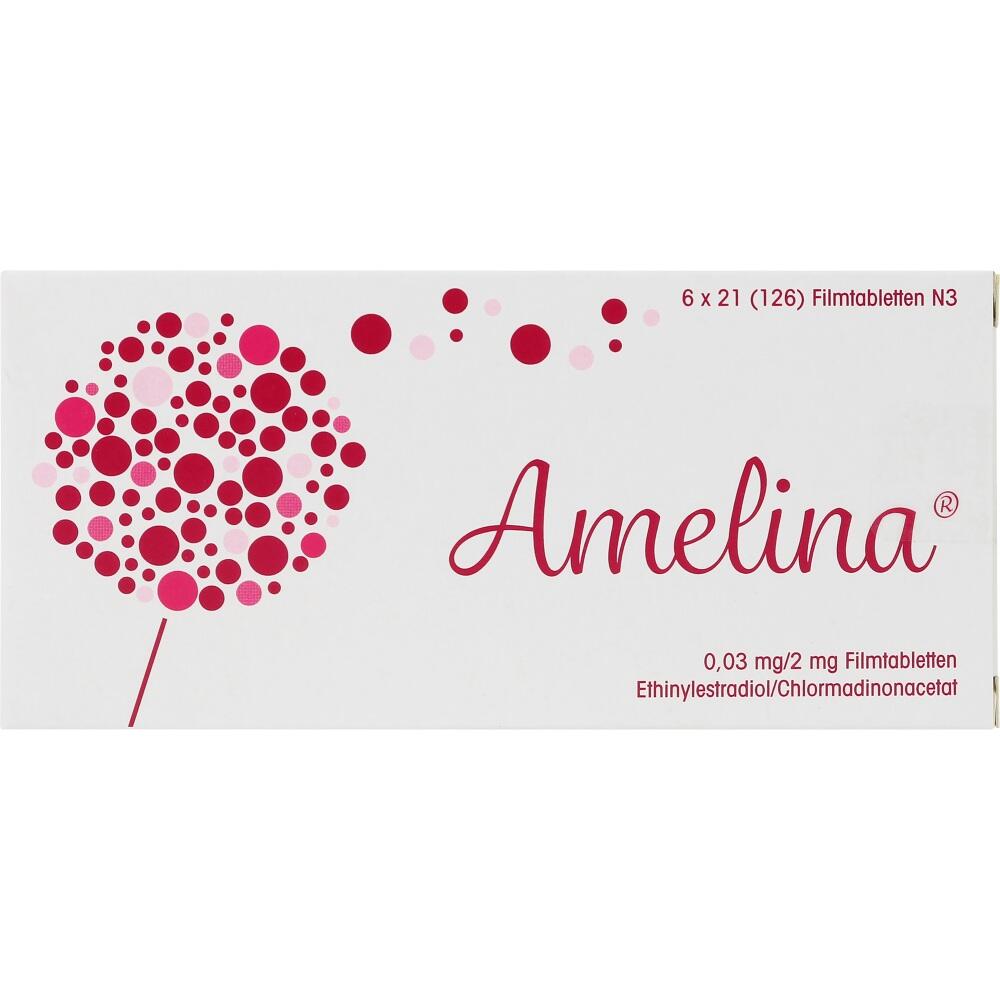 Amelina 0,03 mg / 2 mg 126 St Filmtabletten